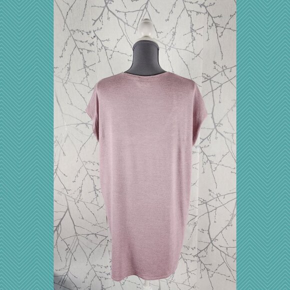 Wilfred Free Baby Pink Knit Marcoux Dress w/ Pockets - Picture 3 of 4